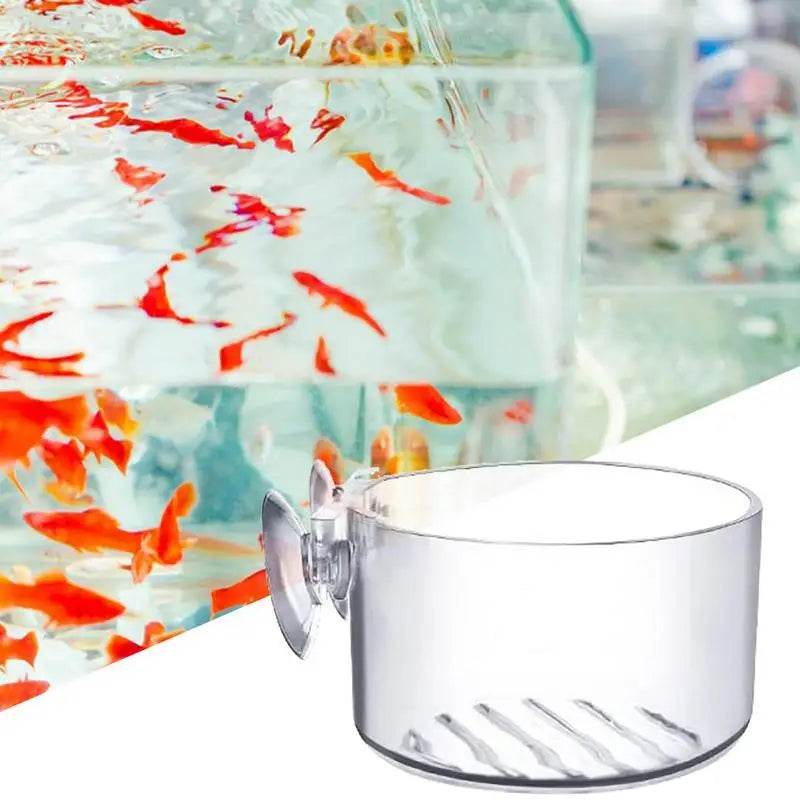 Pot de décoration d'aquarium, Pot en acrylique pour plantes aquatiques, avec support d'aspiration, cylindre de plantation, outil de décoration d'aquarium - Animaleriex