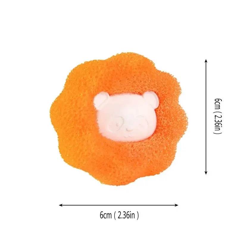 Boule réutilisable pour épilateur de poils d'animaux, Machine à laver, filtre, autocollant en laine, épilateur de poils de chat, attrape-peluches pour la maison - Animaleriex