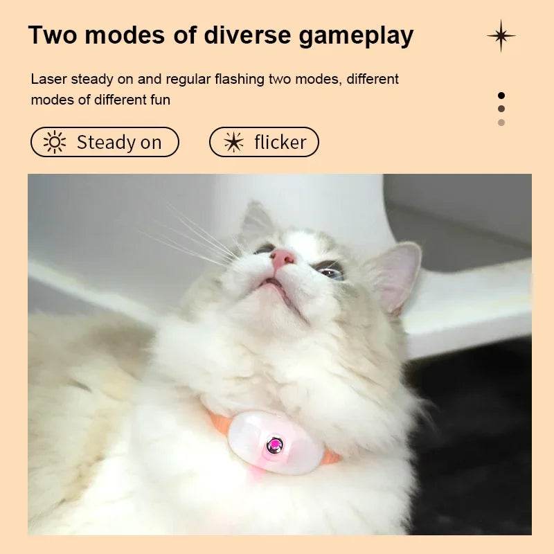 Collier de chat Laser taquin chat électrique USB chargement chaton automatique chats jouet intelligent Laser taquin chat jouet interactif 고양이 장난감 - Animaleriex