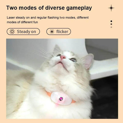 Collier de chat Laser taquin chat électrique USB chargement chaton automatique chats jouet intelligent Laser taquin chat jouet interactif 고양이 장난감 - Animaleriex