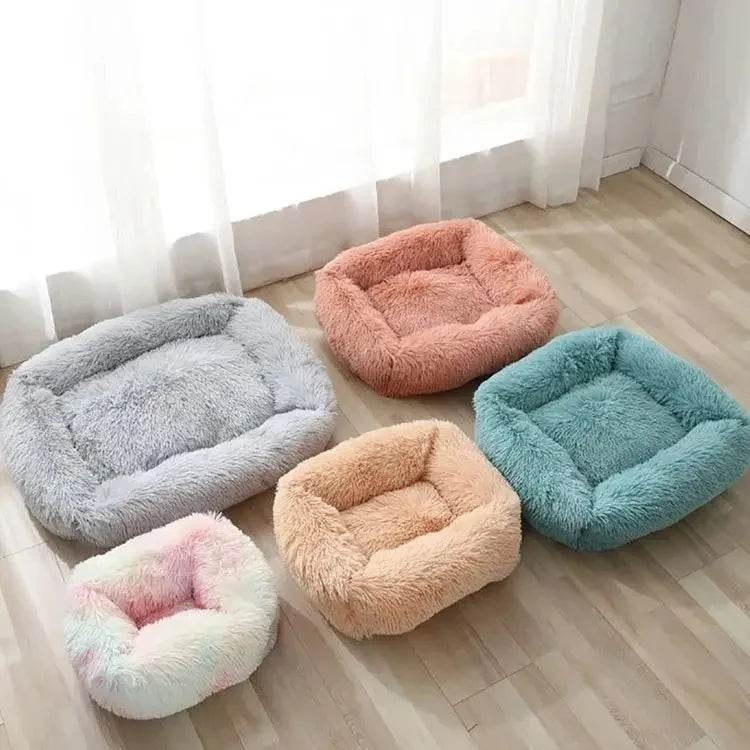 Lit rectangulaire en peluche pour chien, tapis chaud d'hiver, petit, moyen et grand animal de compagnie, lit pour chien, chenil, chiot, coussin pour chat, accessoires de canapé - Animaleriex