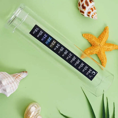 Thermomètre numérique à coller pour Aquarium, bande pour Aquarium, double échelle C/F, mesure de la température, outils autocollants - Animaleriex