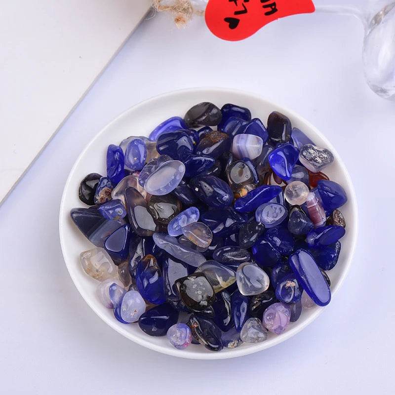 Pierres naturelles, cristaux de gravier, puces de Quartz, minéraux, guérison Reiki, Agates tombées, spécimen de pierres précieuses, décoration d'aquarium à domicile, 50/100g - Animaleriex