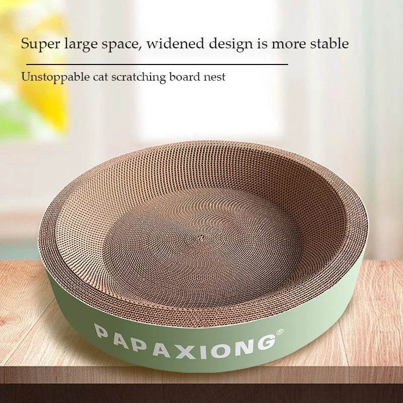 Grattoirs pour chats, jouets pour chats, rond et ovale, lit pour chat, poste à gratter, épaississement, colle de maïs Durable, décalcomanie en carton - Animaleriex