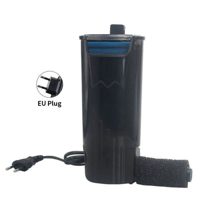 Filtre d'aquarium 5W, faible niveau d'eau, filtre pour Reptile, cascade suspendue, nettoyage en plastique, pompe à eau, Circulation d'eau, tortue - Animaleriex
