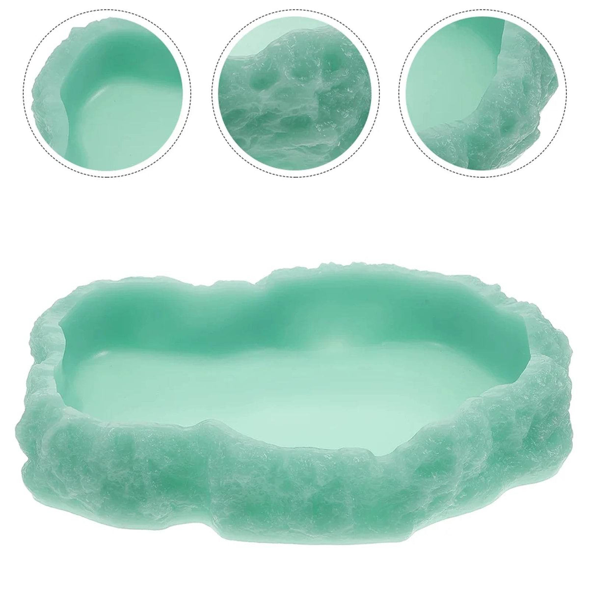 Bols d'eau pour reptiles, plaque de Terrarium, mangeoire pour amphibiens, grenouille, caméléon, tortue, Dragon barbu, tortue - Animaleriex