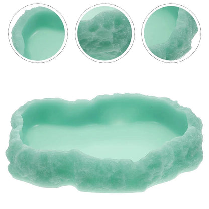 Bols d'eau pour reptiles, plaque de Terrarium, mangeoire pour amphibiens, grenouille, caméléon, tortue, Dragon barbu, tortue - Animaleriex