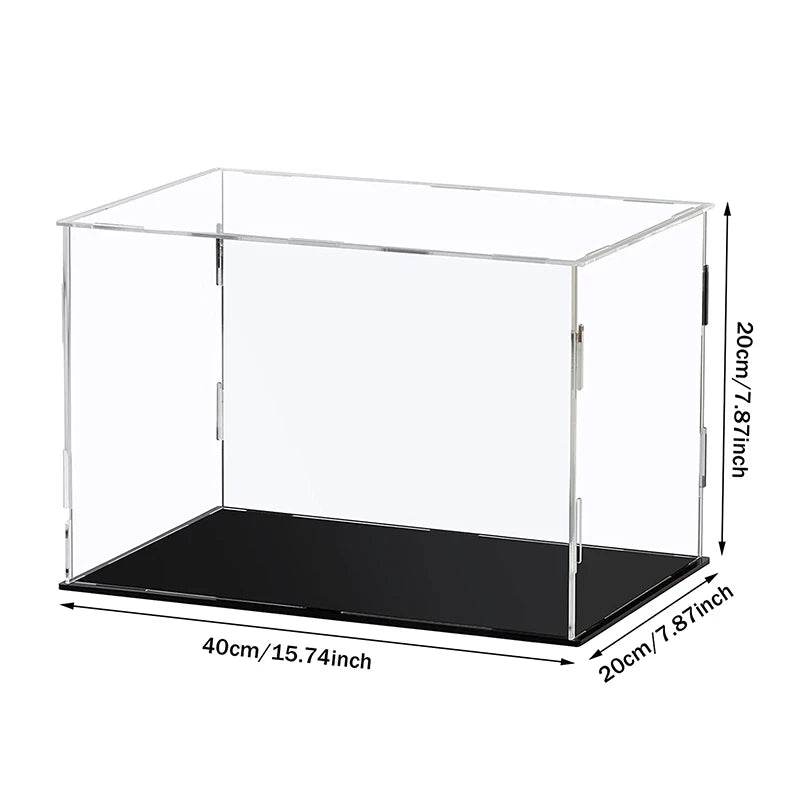 Présentoir en acrylique transparent, anti-poussière, jouet, voiture, camions, fourgonnettes, boîte de modèle, Collection, rangement, comptoir, boîte d'exposition - Animaleriex