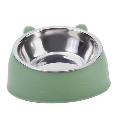 Bol pour chien et chat de 100ML, surélevé à 15 degrés, Base antidérapante pour chiot, nourriture pour chat, distributeur d'eau potable, protection inclinable du cou, accessoires pour animaux de compagnie - Animaleriex