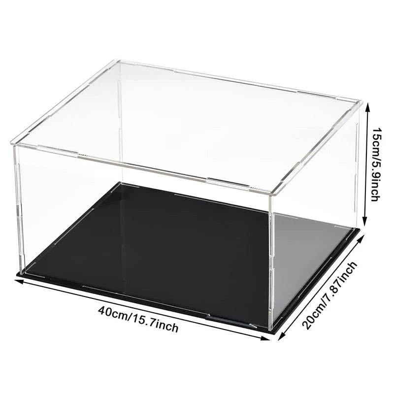 Présentoir en acrylique transparent, anti-poussière, jouet, voiture, camions, fourgonnettes, boîte de modèle, Collection, rangement, comptoir, boîte d'exposition - Animaleriex