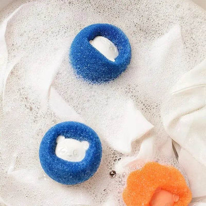 Boule réutilisable pour épilateur de poils d'animaux, Machine à laver, filtre, autocollant en laine, épilateur de poils de chat, attrape-peluches pour la maison - Animaleriex