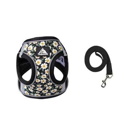 Harnais et laisse en maille de Nylon pour chat, respirant, pour chaton, petit chien, chiot, bouledogue français, Chihuahua, carlin - Animaleriex