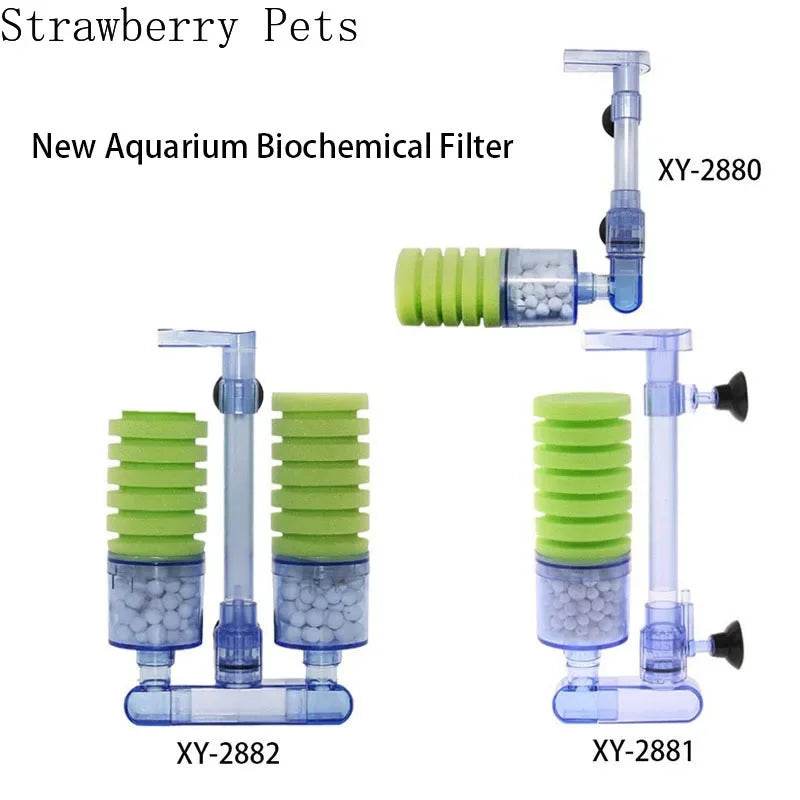 Filtre d'aquarium pour Aquarium réservoir de poissons pompe à Air écumeur filtre éponge biochimique Aquarium Bio filtre Filtro Aquario pratique - Animaleriex