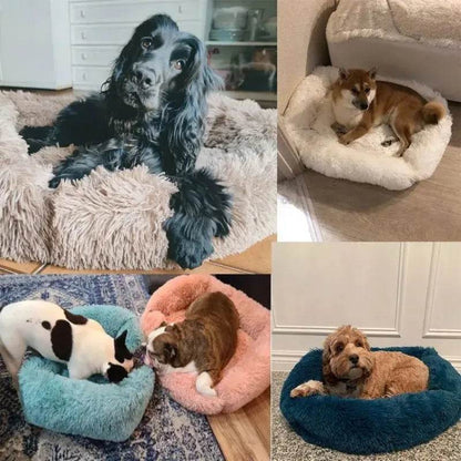 Lit rectangulaire en peluche pour chien, tapis chaud d'hiver, petit, moyen et grand animal de compagnie, lit pour chien, chenil, chiot, coussin pour chat, accessoires de canapé - Animaleriex