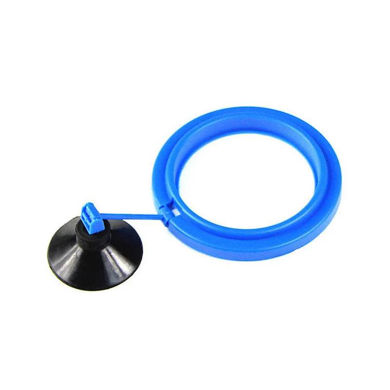 Anneau d'alimentation pour poissons d'aquarium, équipé de ventouses, Portable, circulaire et carré, mangeoire pour animaux aquatiques, outils d'alimentation pour Aquarium - Animaleriex