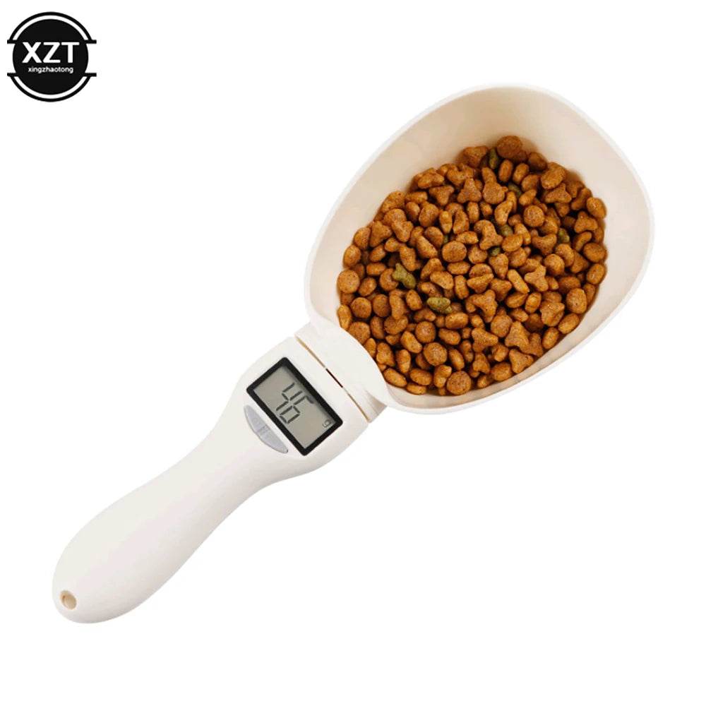 Balance alimentaire pour animaux de compagnie LCD, outil de pesage de précision électronique, cuillère à mesurer l'alimentation des chiens et des chats, balance de cuisine à affichage numérique - Animaleriex