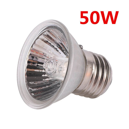 25/50/75W UVA + UVB 3.0 lampe Reptile ampoule tortue se prélasser UV ampoules lampe chauffante amphibiens lézards régulateur de température 1Pc - Animaleriex