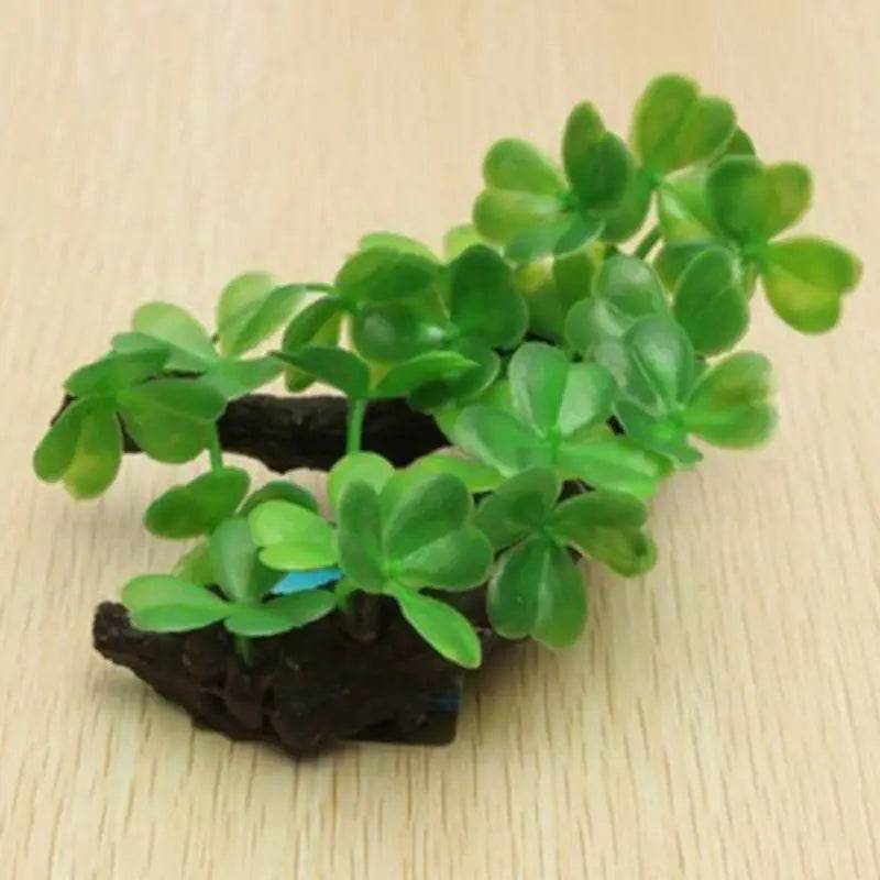 Tronc d'arbre de tortue artificiel en plastique, bois flotté, Aquarium, réservoir de poissons, cylindre de Reptile, fabrication de racines, plante, décoration en bois, ornement - Animaleriex