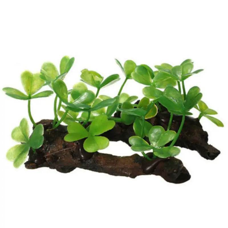Tronc d'arbre de tortue artificiel en plastique, bois flotté, Aquarium, réservoir de poissons, cylindre de Reptile, fabrication de racines, plante, décoration en bois, ornement - Animaleriex