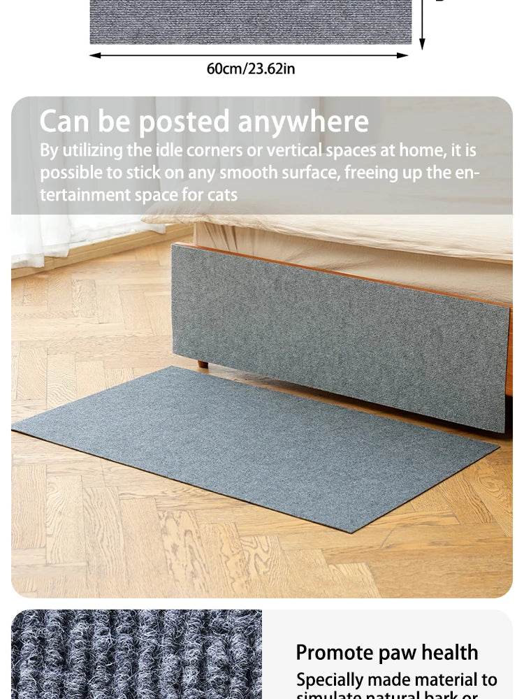 Tapis à gratter autocollant pour chat – Protégez vos meubles et murs des rayures avec cette solution facile à utiliser. - Animaleriex