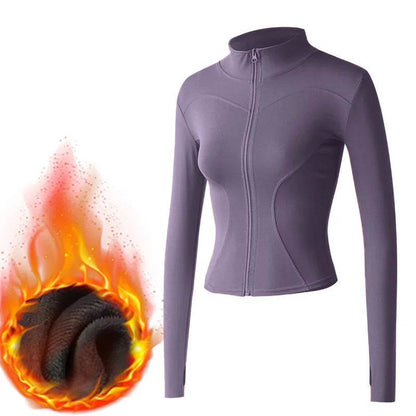 MXLLINA hiver thermique équitation veste de cheval femmes fermeture éclair manteau équestre velours peluche épaissi Sport à manches longues haut vêtements - Animaleriex