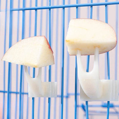 Fourchette à fruits pour oiseaux et perroquets, 1 pièce, fournitures pour animaux de compagnie, support à nourriture en plastique, Cage d'alimentation, fournitures pour animaux de compagnie, fourchette à collation, accessoires pour Cage à oiseaux - Animaleriex