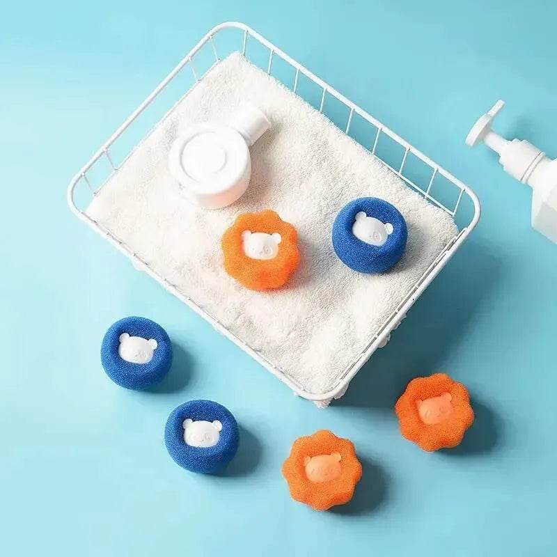 Boule réutilisable pour épilateur de poils d'animaux, Machine à laver, filtre, autocollant en laine, épilateur de poils de chat, attrape-peluches pour la maison - Animaleriex
