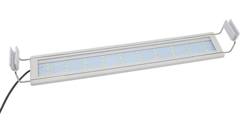 Lumière LED pour Aquarium Super mince Aquarium plante aquatique grandir éclairage étanche lumineux pince lampe bleu LED 18-72 cm pour plantes 220 v - Animaleriex