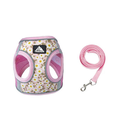 Harnais et laisse en maille de Nylon pour chat, respirant, pour chaton, petit chien, chiot, bouledogue français, Chihuahua, carlin - Animaleriex