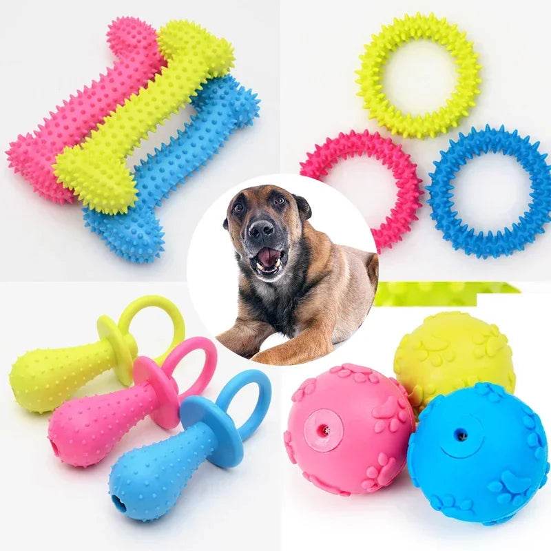 Jouets pour chiens pour petits chiens, jouet indestructible, nettoyage des dents, jouets d'entraînement à la mastication, fournitures pour animaux de compagnie - Animaleriex