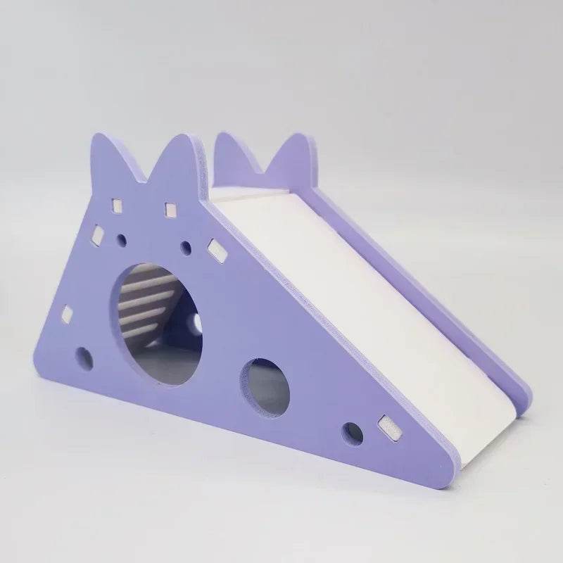 Jouet coulissant amusant pour Hamster, cochon d'inde, jouets coulissants assemblés, Chinchillas, Cage de maison pour Hamster, accessoires respirants pour Hamster - Animaleriex