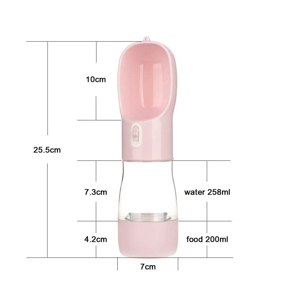Bouteille d'eau Portable pour chien, récipient de nourriture et d'eau pour chien, bol d'alimentation pour animaux de compagnie, bols à boire de voyage en plein air, distributeur d'eau - Animaleriex
