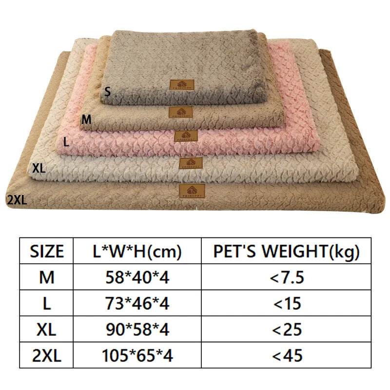 Lit pour animaux de compagnie en mousse à mémoire de forme, avec housse amovible en fausse fourrure lavable, lit orthopédique imperméable pour chien, caisse à fond antidérapant - Animaleriex