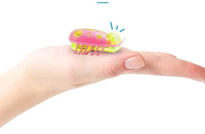 Insectes électriques amusants, jouet herbe-aux-chats, Tunnel automatique, Mini Robot, Vibration, jouets insectes pour chats, à piles, cafard, coccinelle - Animaleriex