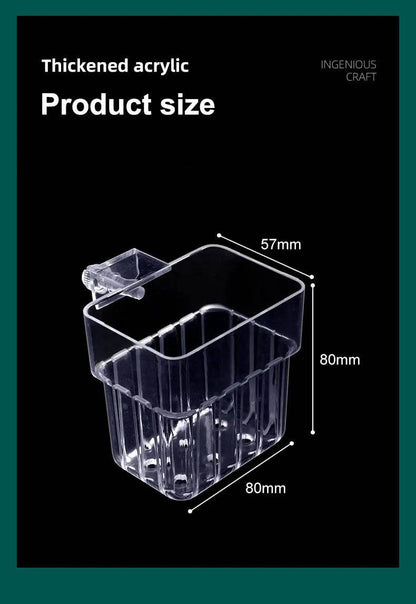 Bulles de poisson, tasse d'herbe d'eau d'aquarium, panier de plantation hydroponique pour plantes multiples, pour paysage d'aquarium - Animaleriex