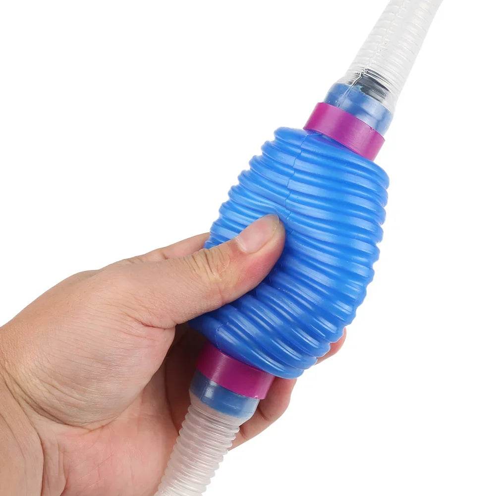 Semi-automatique Aquarium propre aspirateur changement d'eau gravier Aquarium Simple réservoir de poisson vide Siphon pompe nettoyeur - Animaleriex