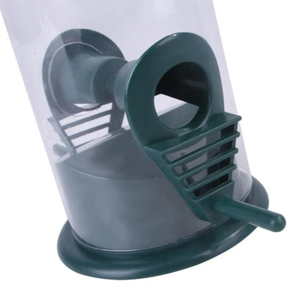 Mangeoire pour oiseaux à trous multiples outil d'alimentation automatique des pieds mangeoire pour oiseaux pour animaux de compagnie distributeur de nourriture pour animaux de compagnie suspendu en plein air pour animaux volants - Animaleriex