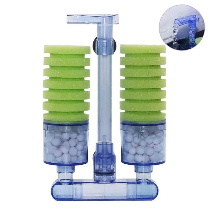 Filtre d'aquarium pour Aquarium réservoir de poissons pompe à Air écumeur filtre éponge biochimique Aquarium Bio filtre Filtro Aquario pratique - Animaleriex
