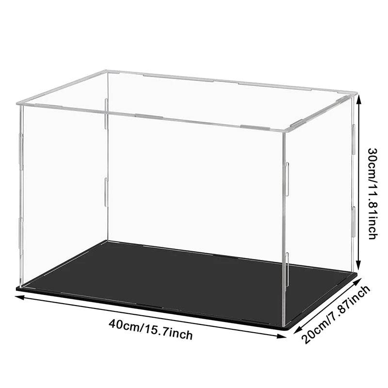 Présentoir en acrylique transparent, anti-poussière, jouet, voiture, camions, fourgonnettes, boîte de modèle, Collection, rangement, comptoir, boîte d'exposition - Animaleriex