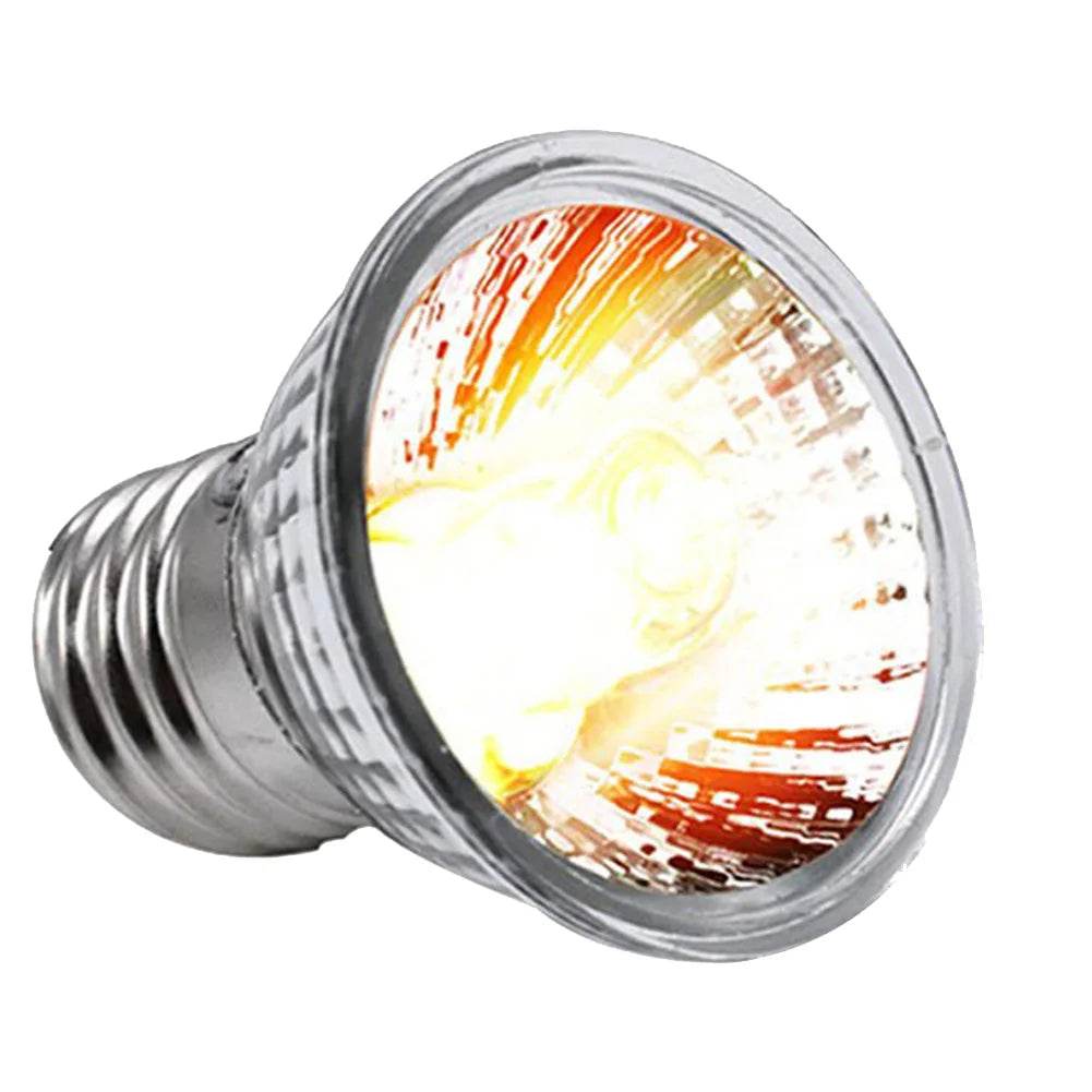 1-10 pièces 25/50/75W UVA + UVB lampe Reptile ampoule tortue se prélasser UV ampoules lumière chauffante spectre complet lampe solaire pour amphibiens - Animaleriex