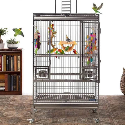 Hamac suspendu pour animaux de compagnie, lit nid chaud, maison pour perroquets, Cage à oiseaux amovible et lavable, perchoir pour Hamster Lovebird - Animaleriex