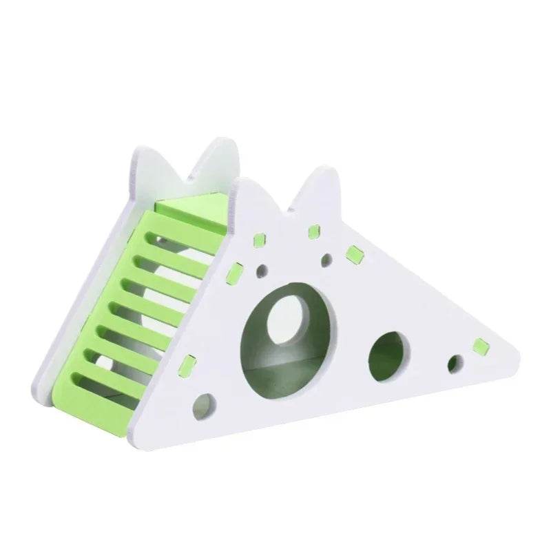 Jouet coulissant amusant pour Hamster, cochon d'inde, jouets coulissants assemblés, Chinchillas, Cage de maison pour Hamster, accessoires respirants pour Hamster - Animaleriex