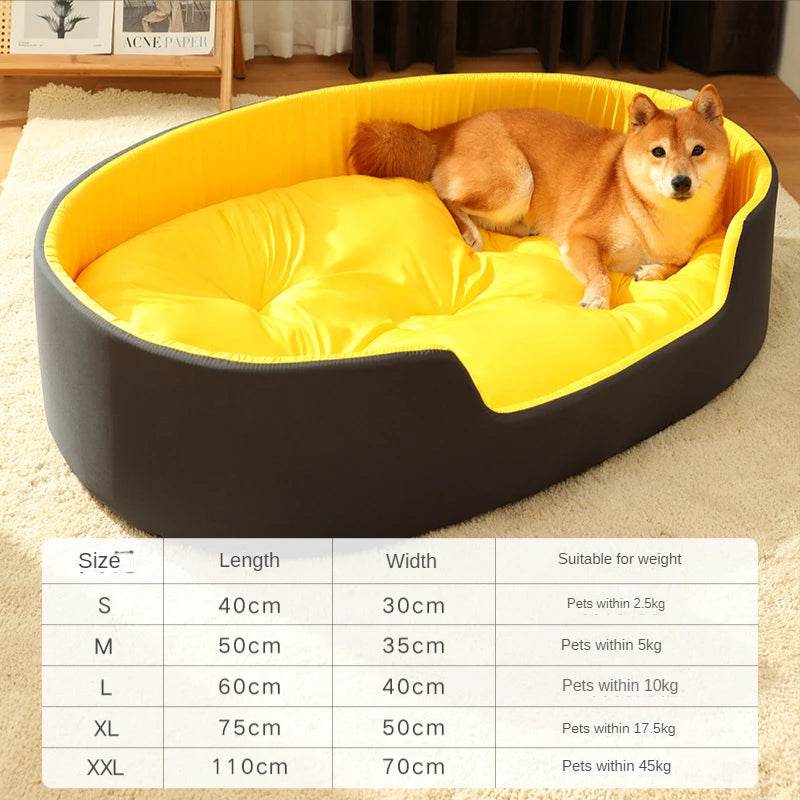 Lit pour chien chat chenil pour chien moyen canapé-lit coussin pour animal de compagnie apaisant lit pour chien maison fournitures pour animaux de compagnie accessoires quatre saisons universel - Animaleriex