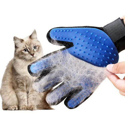 Gants en Silicone pour animaux de compagnie, épilation pour chien et chat, fournitures pour chat, peigne, brosse d'épilation, gants collants en caoutchouc - Animaleriex